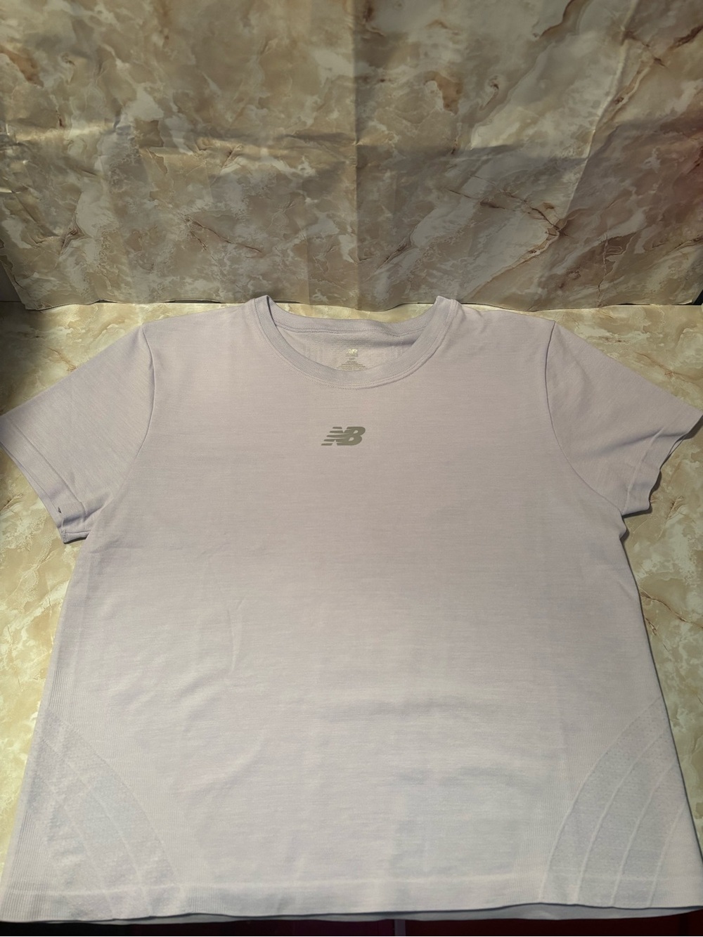 New Balance Women's Light Lavender Short Sleeve Tee